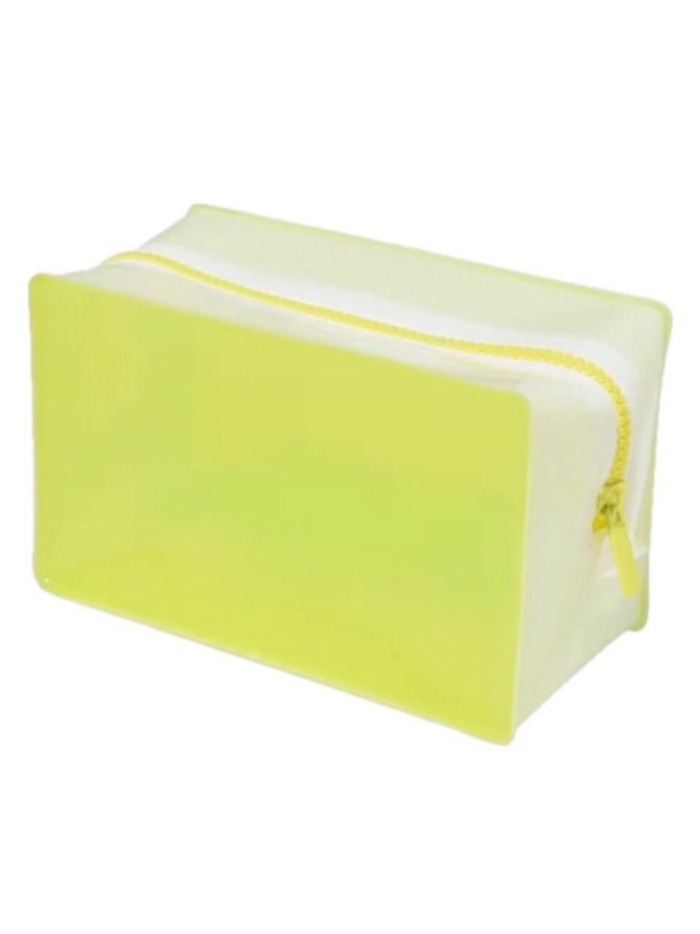 Ulta Beauty Neon Yellow Makeup Bag Cosmetic Travel Pouch NEW